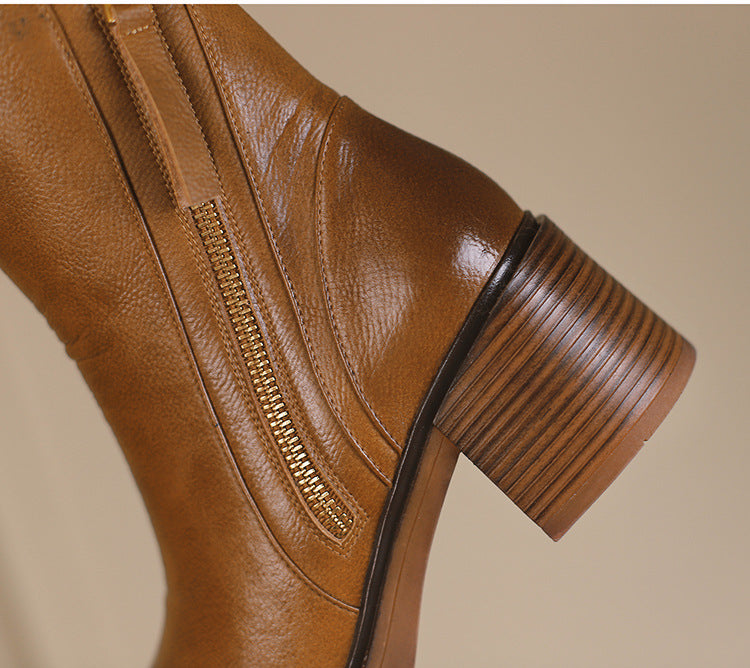 Saveya™ | Botines de cuero con estilo y comodidad
