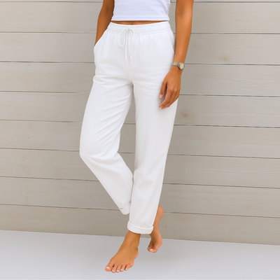 Solana™ | Pantalones de lino que respiran libertad y estilo