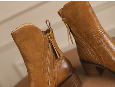 Saveya™ | Botines de cuero con estilo y comodidad
