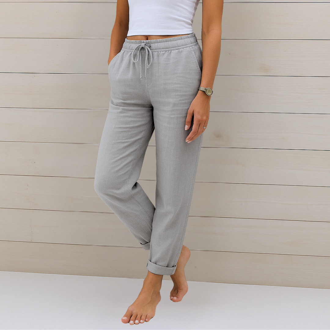 Solana™ | Pantalones de lino que respiran libertad y estilo