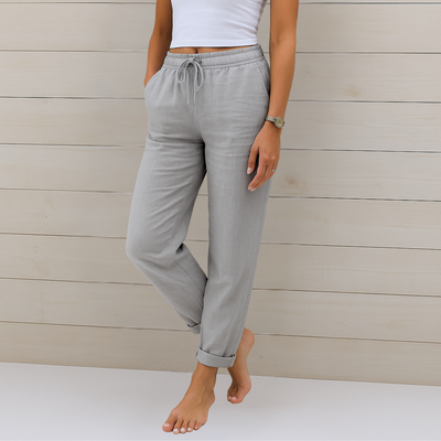 Solana™ | Pantalones de lino que respiran libertad y estilo
