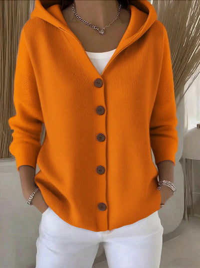 Lunila™ | Cárdigan con Capucha y Botones