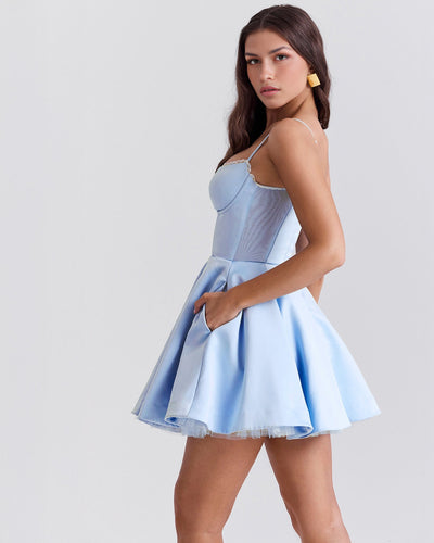 Maribella™ | Vestido corto de ensueño con escote realzado