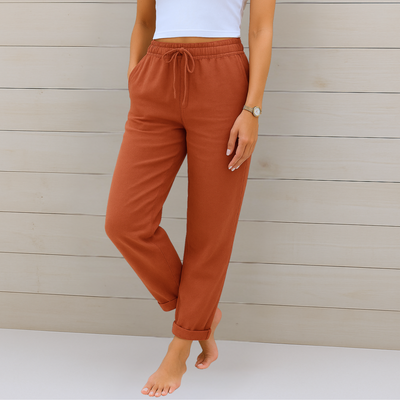 Solana™ | Pantalones de lino que respiran libertad y estilo