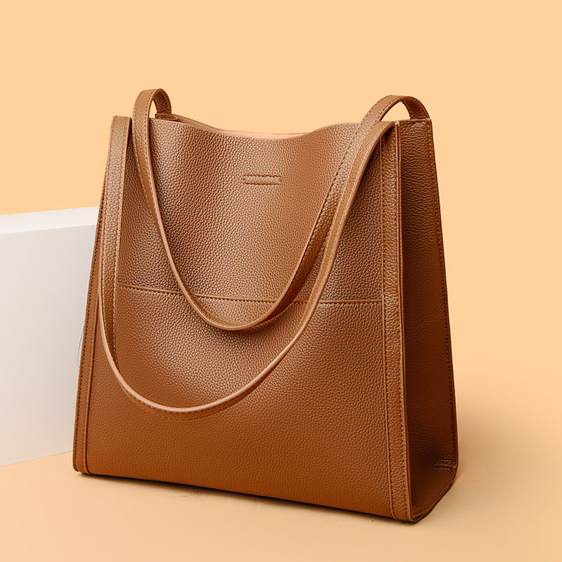 Juna™ | Bolso tote minimalista de piel vegana