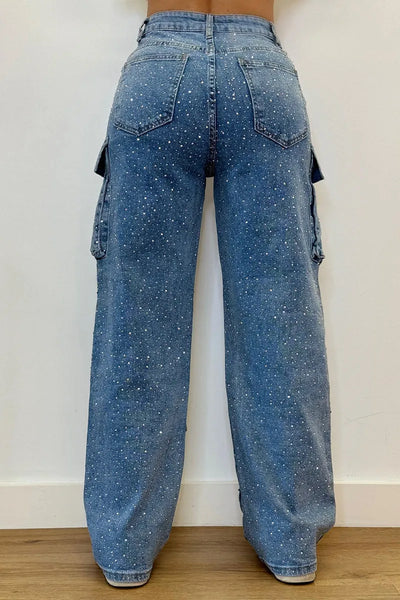 Silencia™ | Pantalones Cargo con Brillo