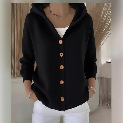 Lunila™ | Cárdigan con Capucha y Botones