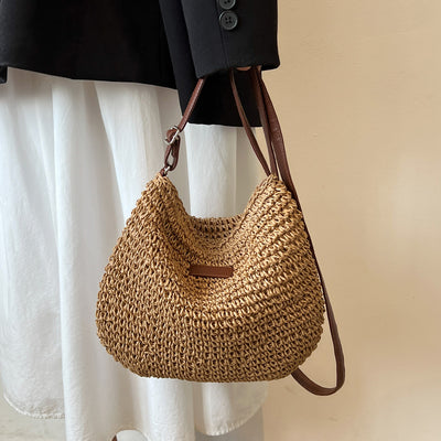 Leleona™ | Bolso de Hombro de Ratán