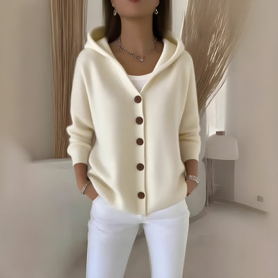 Lunila™ | Cárdigan con Capucha y Botones