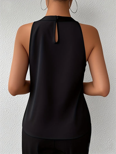 Ivelise™ | Blusa satinada con cuello halter elegante