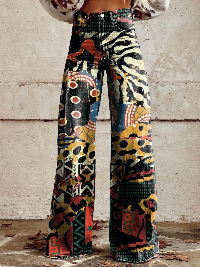 Loviana Vintage™ | Pantalones Arte Retro