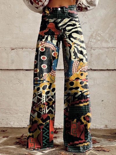 Loviana Vintage™ | Pantalones Arte Retro