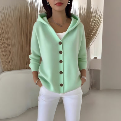 Lunila™ | Cárdigan con Capucha y Botones