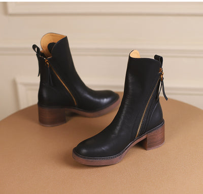 Saveya™ | Botines de cuero con estilo y comodidad