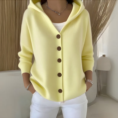 Lunila™ | Cárdigan con Capucha y Botones