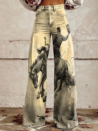 Loviana Vintage™ | Pantalones Arte Retro