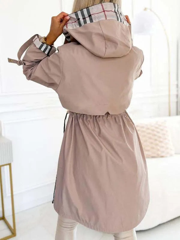 Blesona™ | Gabardina ligera con capucha chic