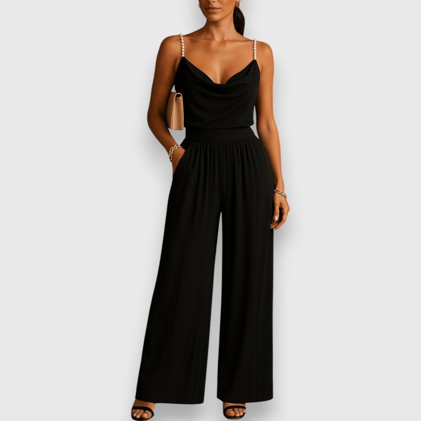 Juliana™ | Mono Elegante con Tirantes Brillantes