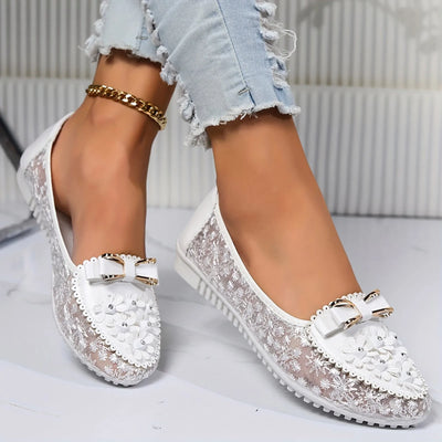 Lazaria™ | Bailarinas de Encaje Elegante