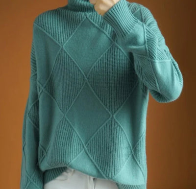 Zadia™ | Suéter de Cuello Alto Elegante