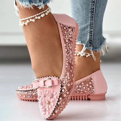Lazaria™ | Bailarinas de Encaje Elegante