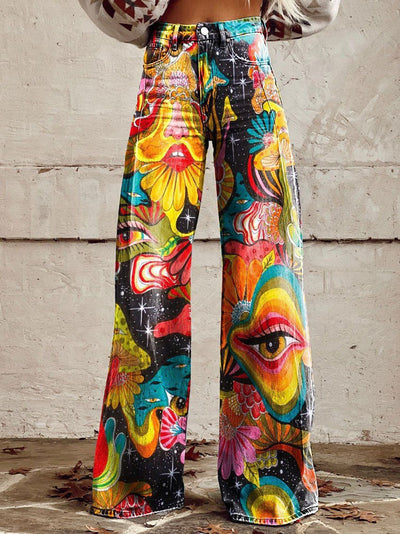 Loviana Vintage™ | Pantalones Arte Retro