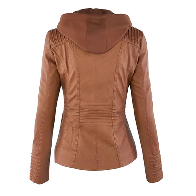 Prelinia™ | Chaqueta de Cuero Sintético con Estilo