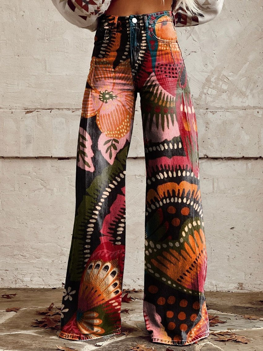 Loviana Vintage™ | Pantalones Arte Retro