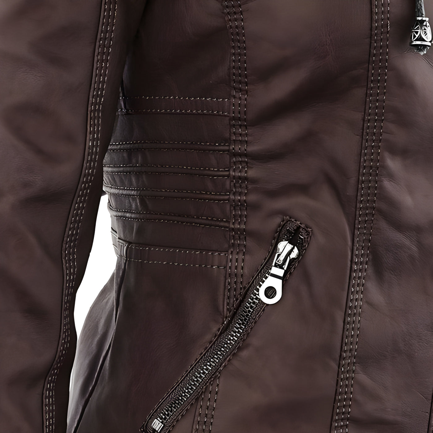 Prelinia™ | Chaqueta de Cuero Sintético con Estilo