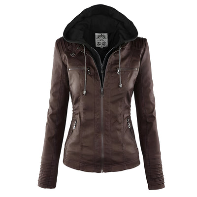 Prelinia™ | Chaqueta de Cuero Sintético con Estilo