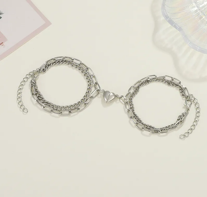 Corazón™ | Pulsera Doble con Corazón