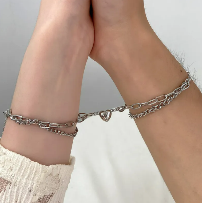 Corazón™ | Pulsera Doble con Corazón