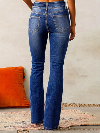Mary™ | Jeans flare de tiro alto con efecto estilizador