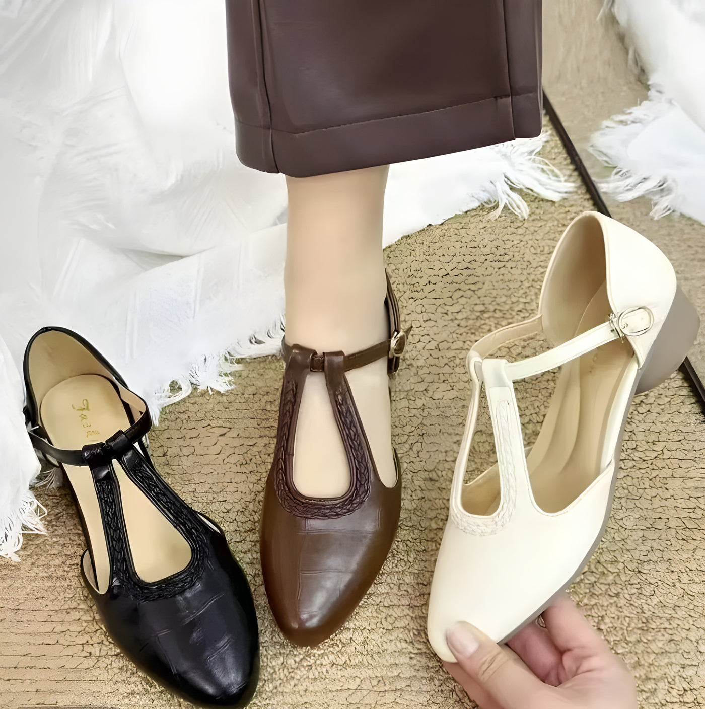 Eranovi™ | Zapatos Retro de Tira Trenzada