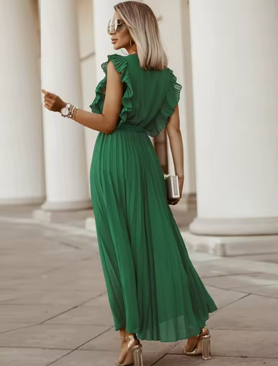 Sofía™ | Vestido Midi con Volantes de Ensueño