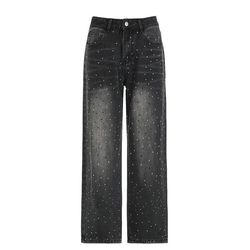 Lalina™ | Jeans de Mezclilla con Detalles de Tachuelas para un Look Audaz
