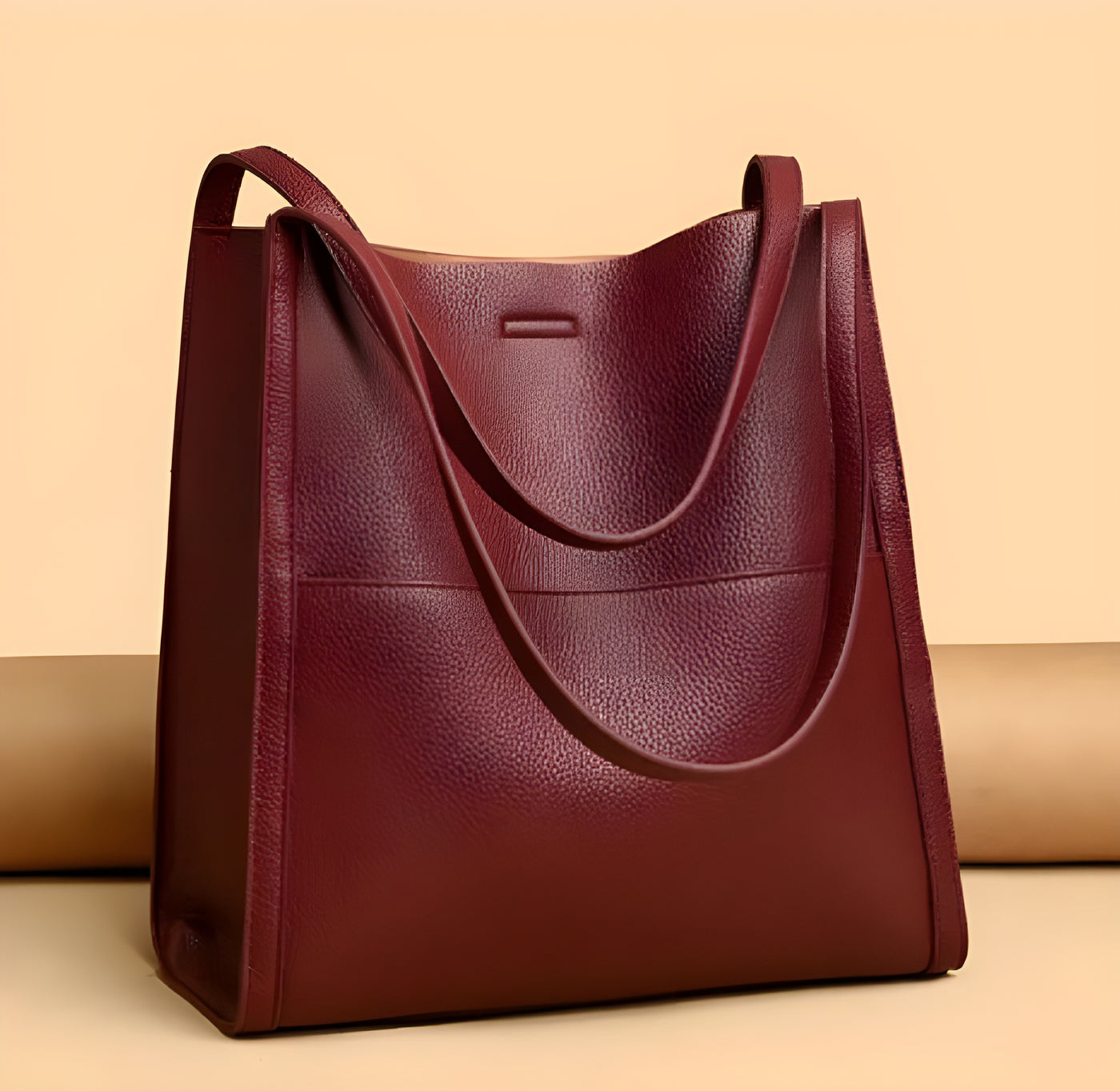 Juna™ | Bolso tote minimalista de piel vegana