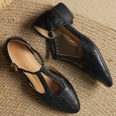 Eranovi™ | Zapatos Retro de Tira Trenzada