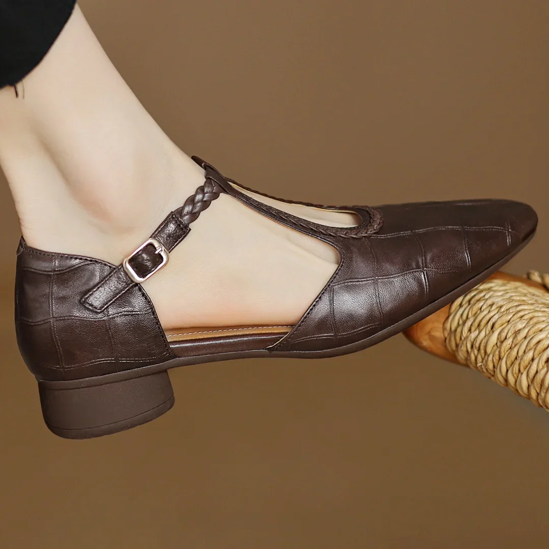 Eranovi™ | Zapatos Retro de Tira Trenzada