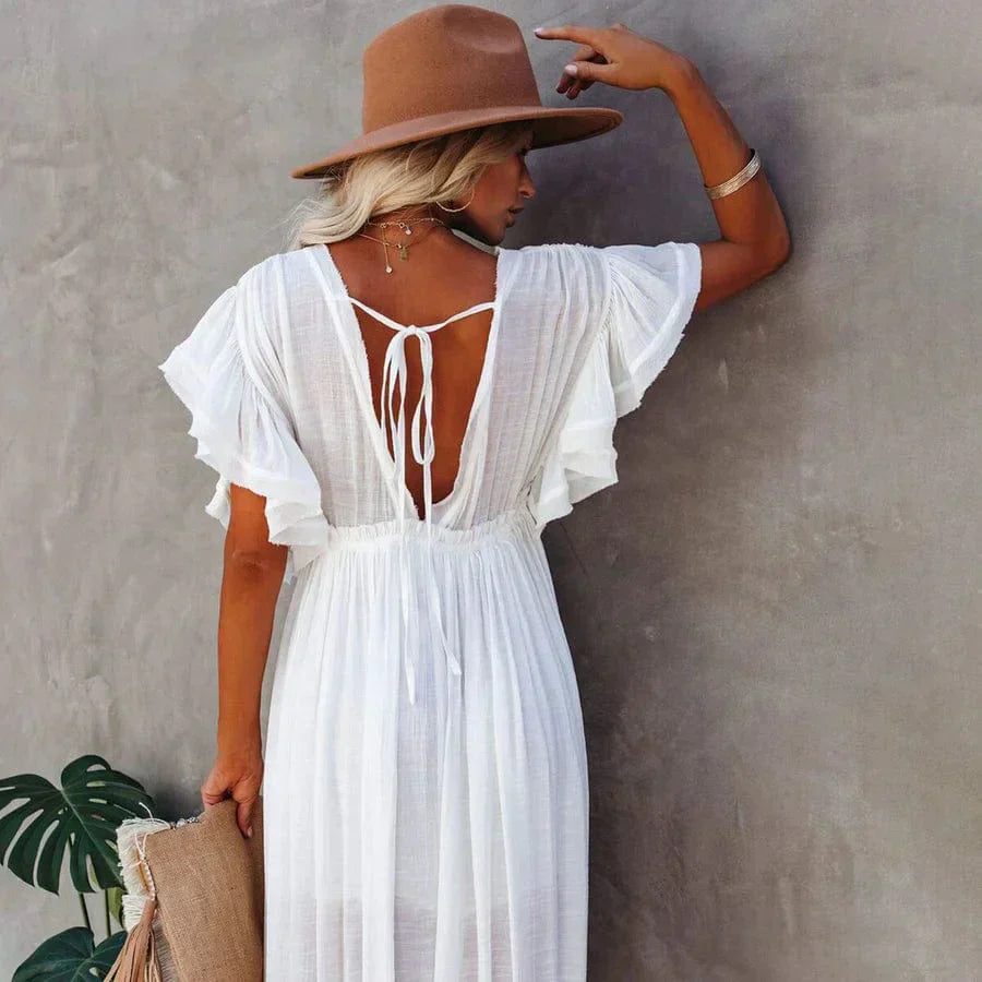Luna™ | Vestido Bohemio de Playa de Algodón Ligero