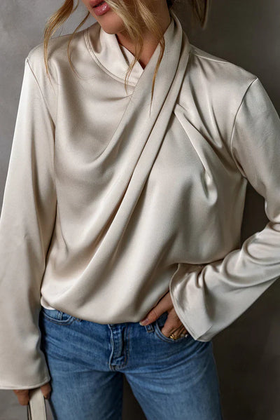Valentina™ | Blusa Satinada de Elegancia Natural