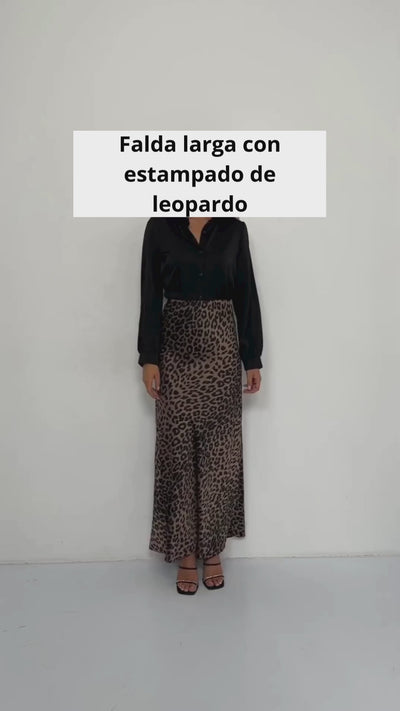 Lunara™ | Falda Larga Animal Print