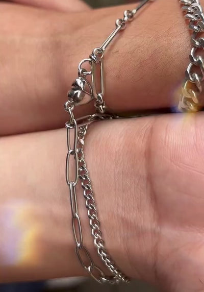 Corazón™ | Pulsera Doble con Corazón