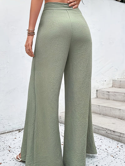Julia™ | Pantalón fluido con abertura y lazo – frescura, estilo y libertad en cada paso
