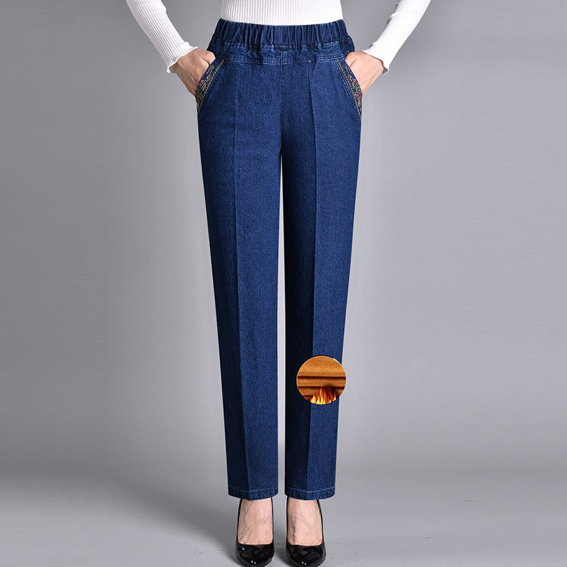 Kyrono™ | Pantalón denim elástico de pierna recta