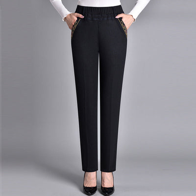 Kyrono™ | Pantalón denim elástico de pierna recta