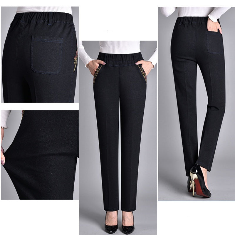 Kyrono™ | Pantalón denim elástico de pierna recta