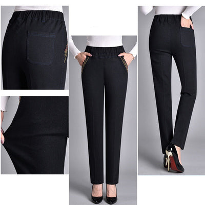Kyrono™ | Pantalón denim elástico de pierna recta