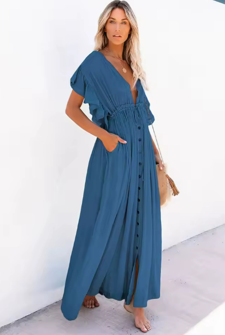 Luna™ | Vestido Bohemio de Playa de Algodón Ligero