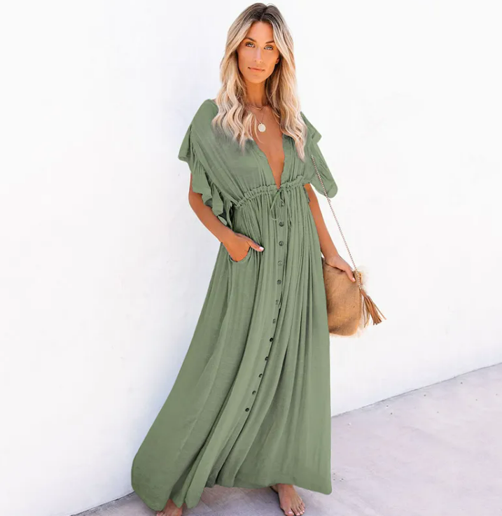 Luna™ | Vestido Bohemio de Playa de Algodón Ligero